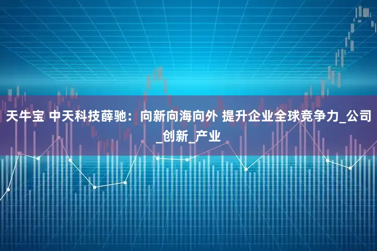 天牛宝 中天科技薛驰：向新向海向外 提升企业全球竞争力_公司_创新_产业